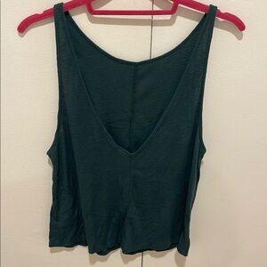 Green Flowy Tank